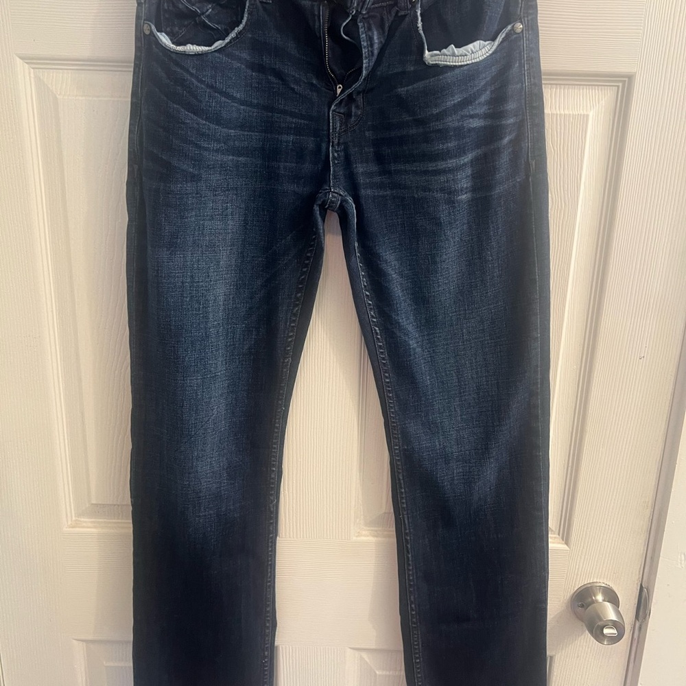 Seeded & Sewn Men's Jordan Regular Straight Denim Jeans Size 30 X 34